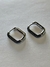 Aros Argollas Rectangular Rodinadas negro - comprar online