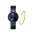 Relógio Essence Blue Gold 36mm + Bracelete Santorini Rose Gold na internet