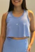 Cropped UV Zelia - Azul Baby