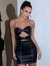 Vestido Couro