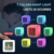 Reloj Despertador Alarma Temperatura Y 7 Luces De Colores - BEEP SHOP!