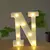 Letras 3d Focos Led Lámpara Decora Abecedario. en internet