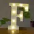 Letras 3d Focos Led Lámpara Decora Abecedario.