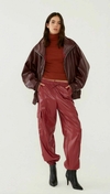Pantalon cargo bordo
