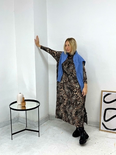 Vestido animal print