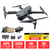 Drone Alpha Pro Evo KF101 com controle remoto, bateria e acessórios. Destaca-se pelo voo assistido, alcance de 3KM, câmeras 4K e 30 minutos de autonomia.