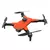 Dron Alpha Explorer Prime X8 na cor laranja, com hélices pretas e câmera frontal.