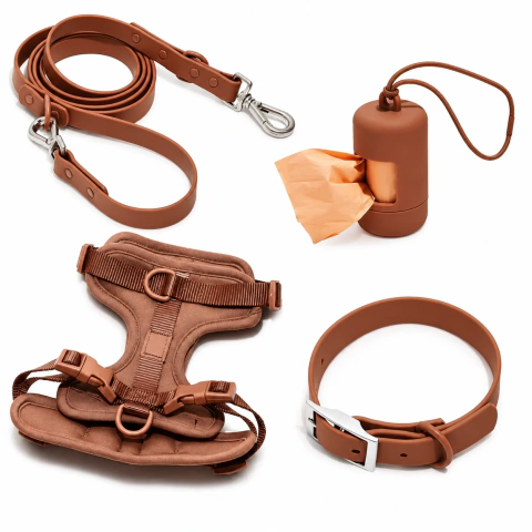 Kit de paseo talle L: pretal, correa, collar y dispenser - comprar online