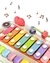 Juguete didactico Musical Piano Con Xilofón - comprar online