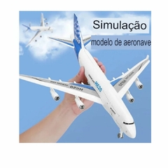 Aviao Movido a Fricçao com Luz e Som A380