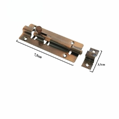 Jogo Fecho Ferrolho 2.5 Dourado Idea ID-4339F - comprar online