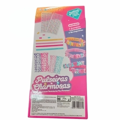 Kit Pulseira de Plastico com Biju e Acessorios - comprar online