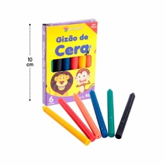 Giz de Cera 06 Cores Jumbo