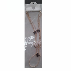 Colar Borboletas Diamante Rado