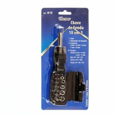 Chave Fenda 18 em 1 Western W-18