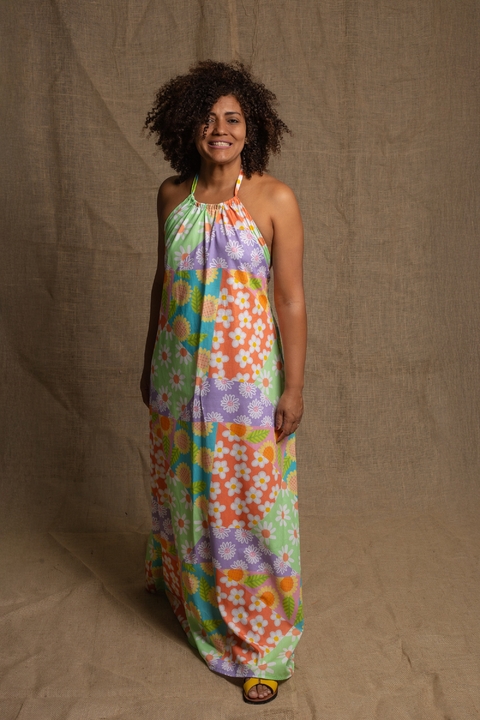 Vestido Lia – Olha Pro Céu | 100% Algodão