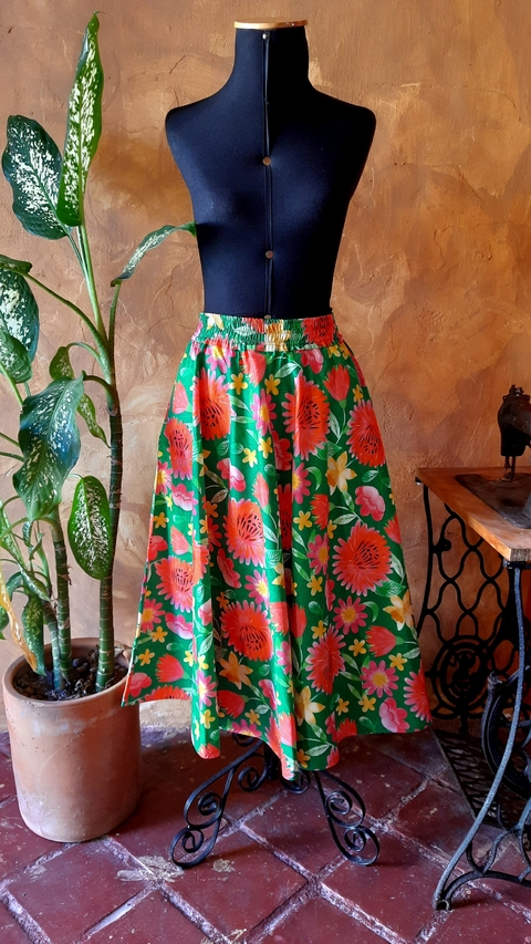 Saia Midi – Olha Pro Céu 1 | Cós Elástico | 100% Algodão