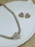 Conjunto coração reviera - loja online
