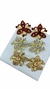 BRINCO FLORES CRAVEJADAS COLOR - comprar online