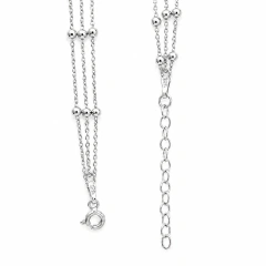 Collar Triple con Bolitas Plata 925 - comprar online