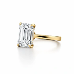 Anillo de Plata Dorada con Cristal - comprar online