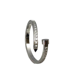 Anillo Clavo de Acero con Zirconia/Cubic - comprar online