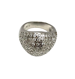 Anillo de Plata con Zirconia/Cubic