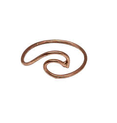 Anillo de Plata Rosada