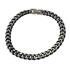 Pulsera Cadena de Acero Empabonado