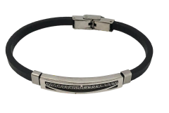 Pulsera de Acero con Cuero