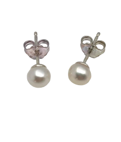Aros Perla de Plata