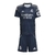 Kit Infantil Real Madrid II 25/26 - Adidas - Azul com detalhes em amarelo