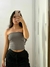 Tube Top - Cinza Chumbo