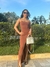 Vestido Saturno - Marrom - comprar online