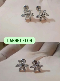 LABRET FLOR STRASS