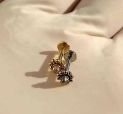 LABRET FLOR STRASS