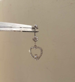 OMBLIGO CORAZON COLGANTE CON STRASS