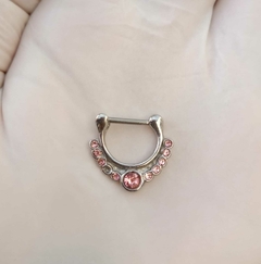 CLICKER STRASS ROSA