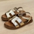 SANDALIA RASTEIRA MOLEKINHA DOURADO 2357110 - comprar online