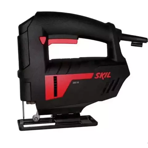 Sierra caladora Skil 380W, herramienta eléctrica para cortes precisos en madera y otros materiales.