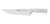 Cuchillo Tramontina Premium de 8 pulgadas para carne con mango blanco y hoja de acero inoxidable.