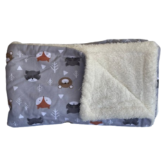 Manta Gabardina con peluche