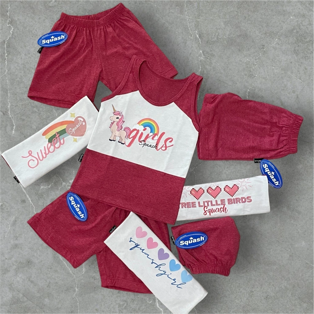 Conjunto promo rojo jaspeado NENA