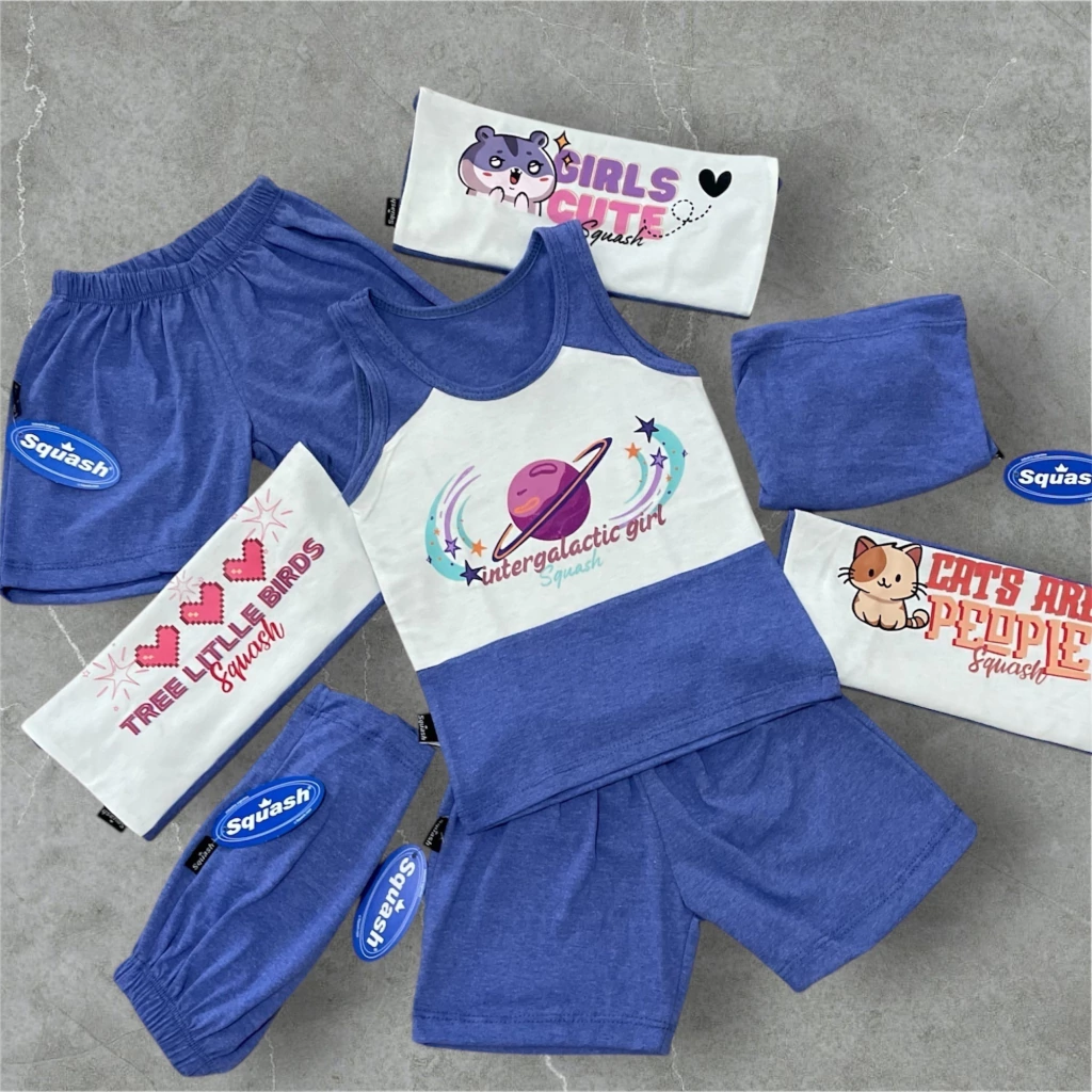 Conjunto promo azul jaspeado NENA
