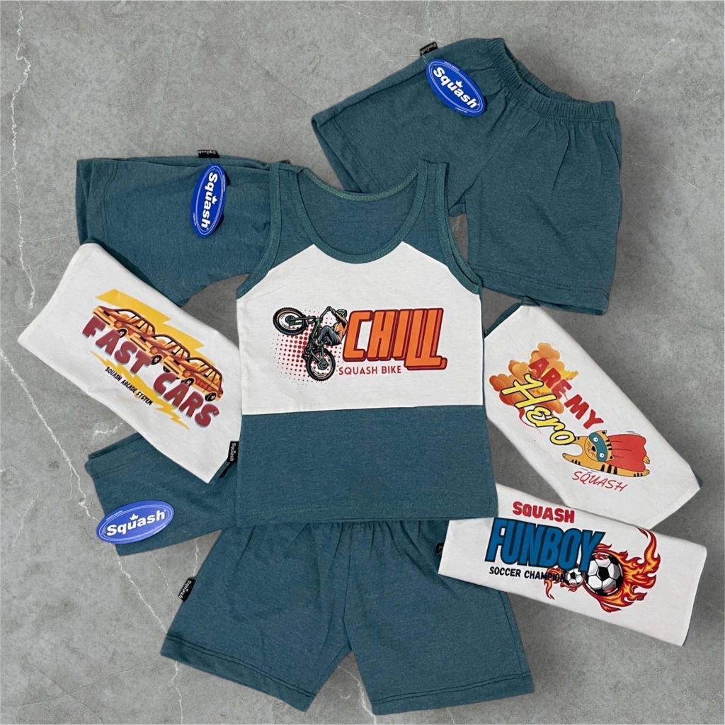 Conjunto promo verde jaspeado NENE