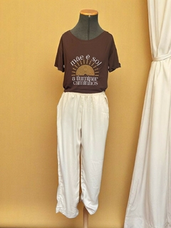 Calça viscose lisa - bemporju