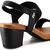 SANDALIA USAFLEX SALTO BLOCO PRETO - RV Concept