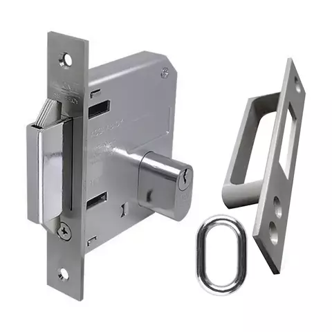 FECHADURA HOOK PREMIUM 333 IN CRA CROMADO ACETINADO LA FONTE - comprar online