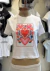 Baby Tee Jersey Algodón LOVE HEARTS en internet