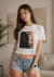 Baby Tee Jersey Algodón FOLLOW